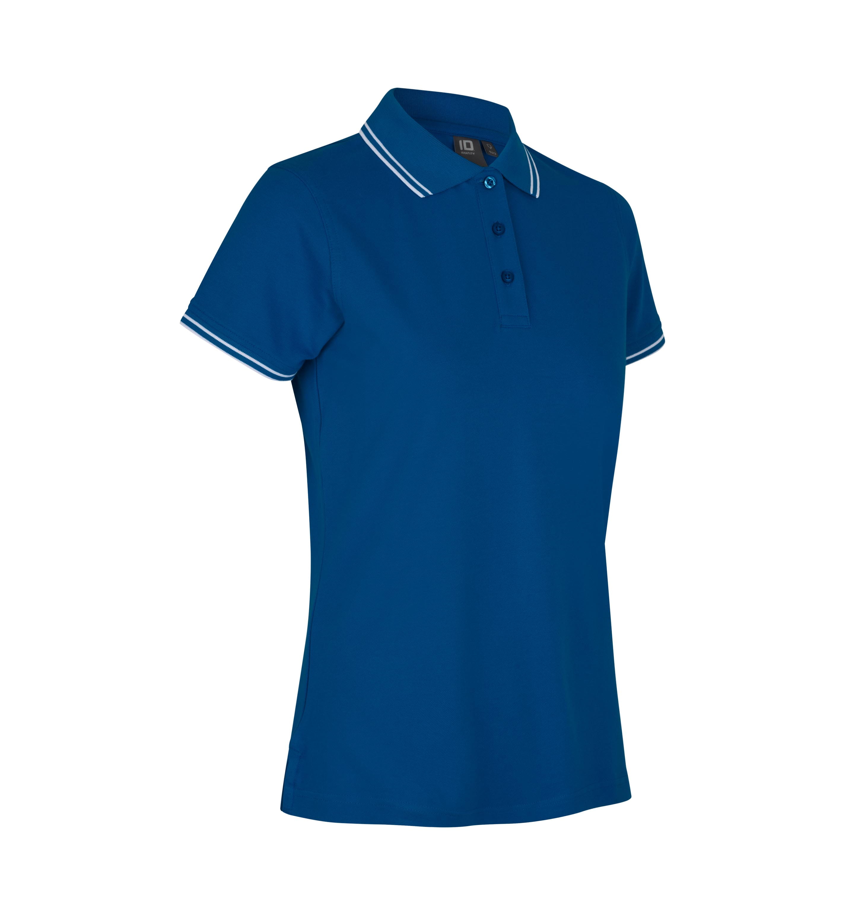 Kontrast Poloshirt | Stretch | Damen