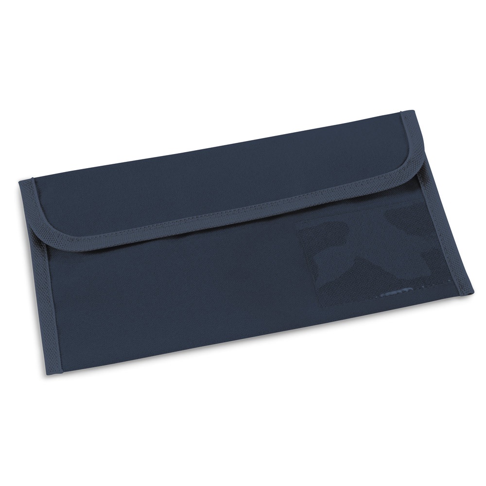 AIRLINE. Reisedokumententasche aus 600D Blau