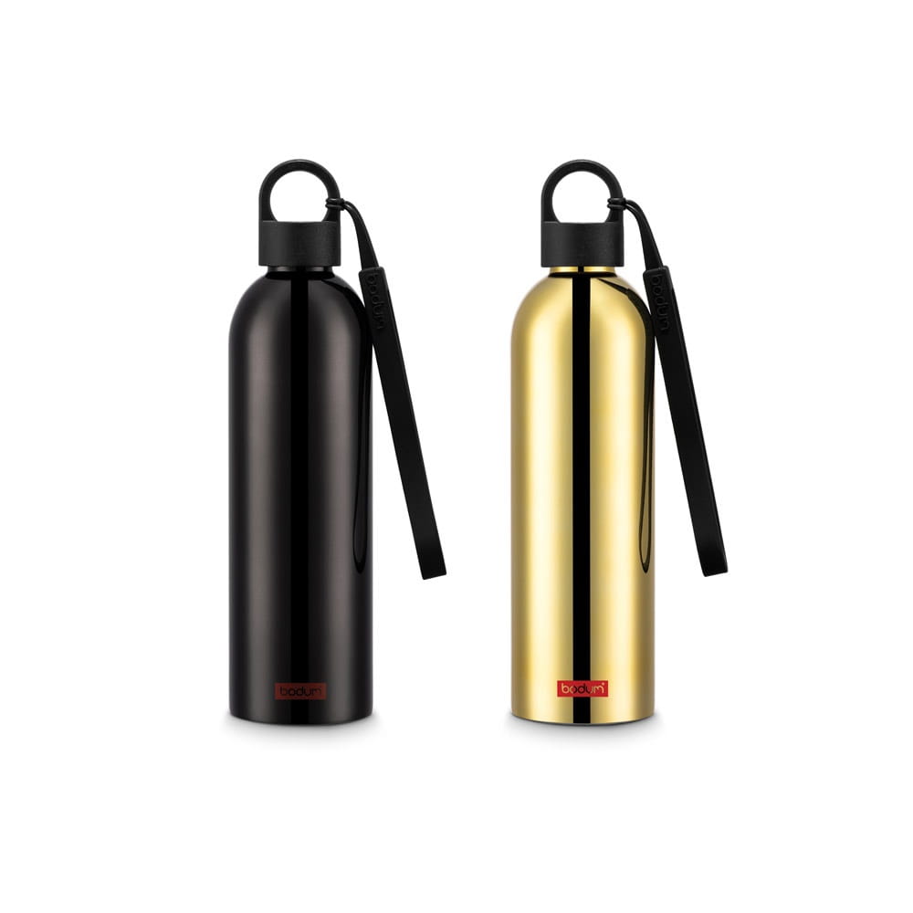 MELIOR STEEL. Dubbelwandige waterfles (500ml)