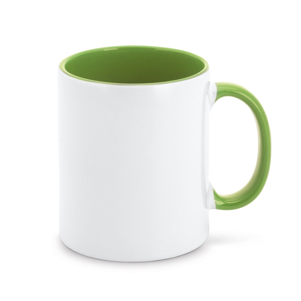 MOCHA. Keramikbecher ideal für Sublimation Hellgrün