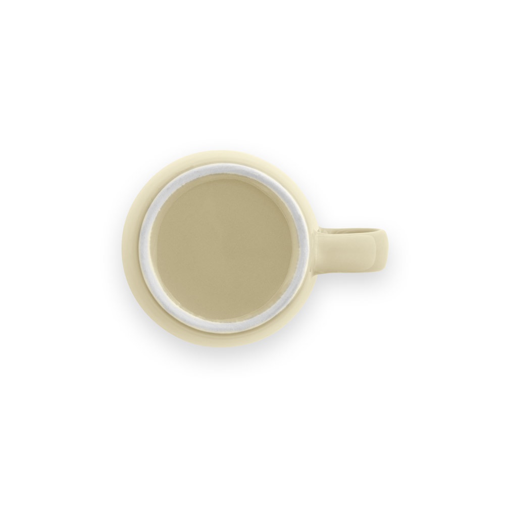COMANDER. Tasse aus Keramik 370 mL Beige