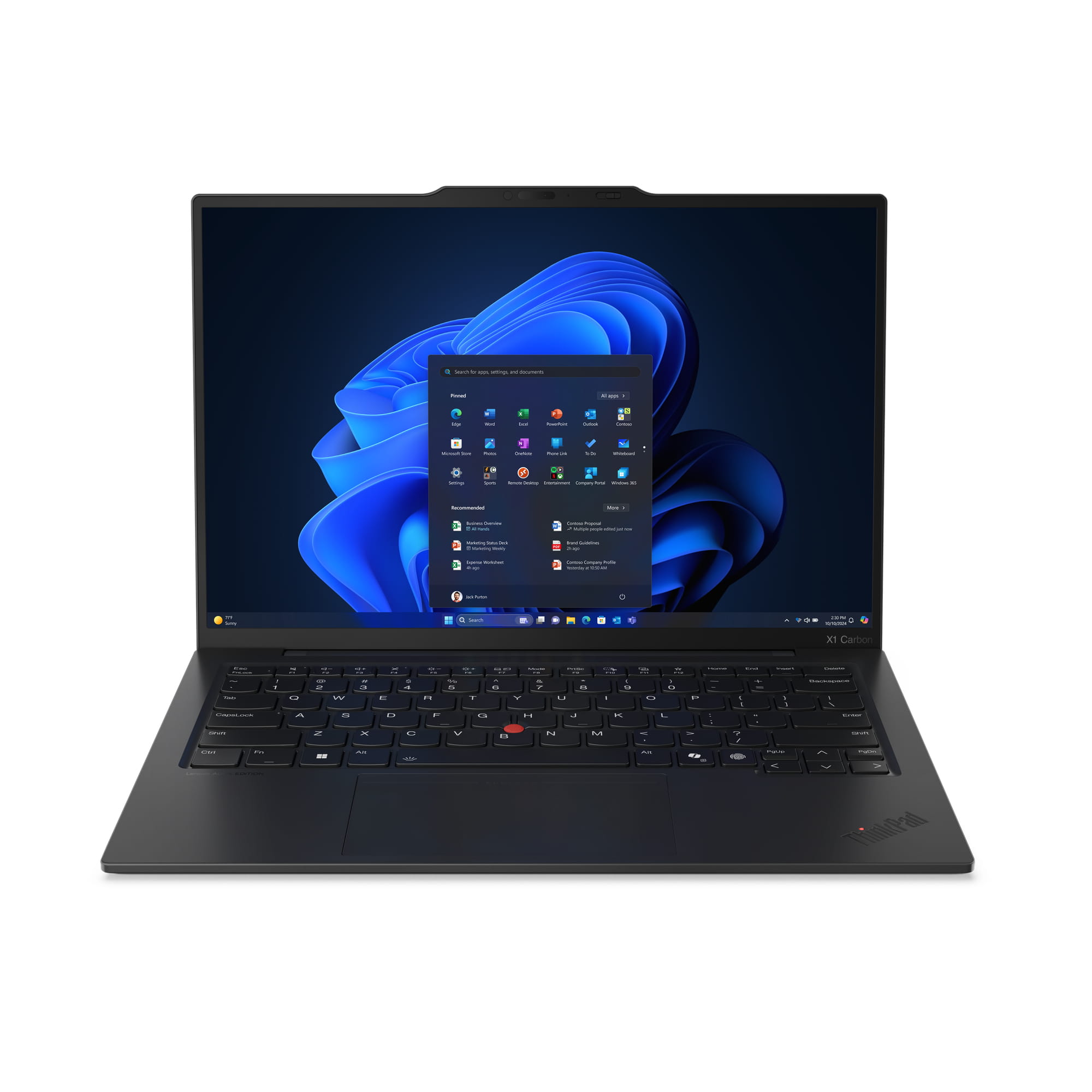 Lenovo ThinkPad X1 Carbon Gen 13 21NX - Aura Edition - 180°-Scharnierdesign - Intel Core Ultra 7 255U / 2 GHz - Evo - Win 11 Pro - Intel Graphics - 32 GB RAM - 1 TB SSD TCG Opal Encryption 2, NVMe, Performance - 35.6 cm (14")