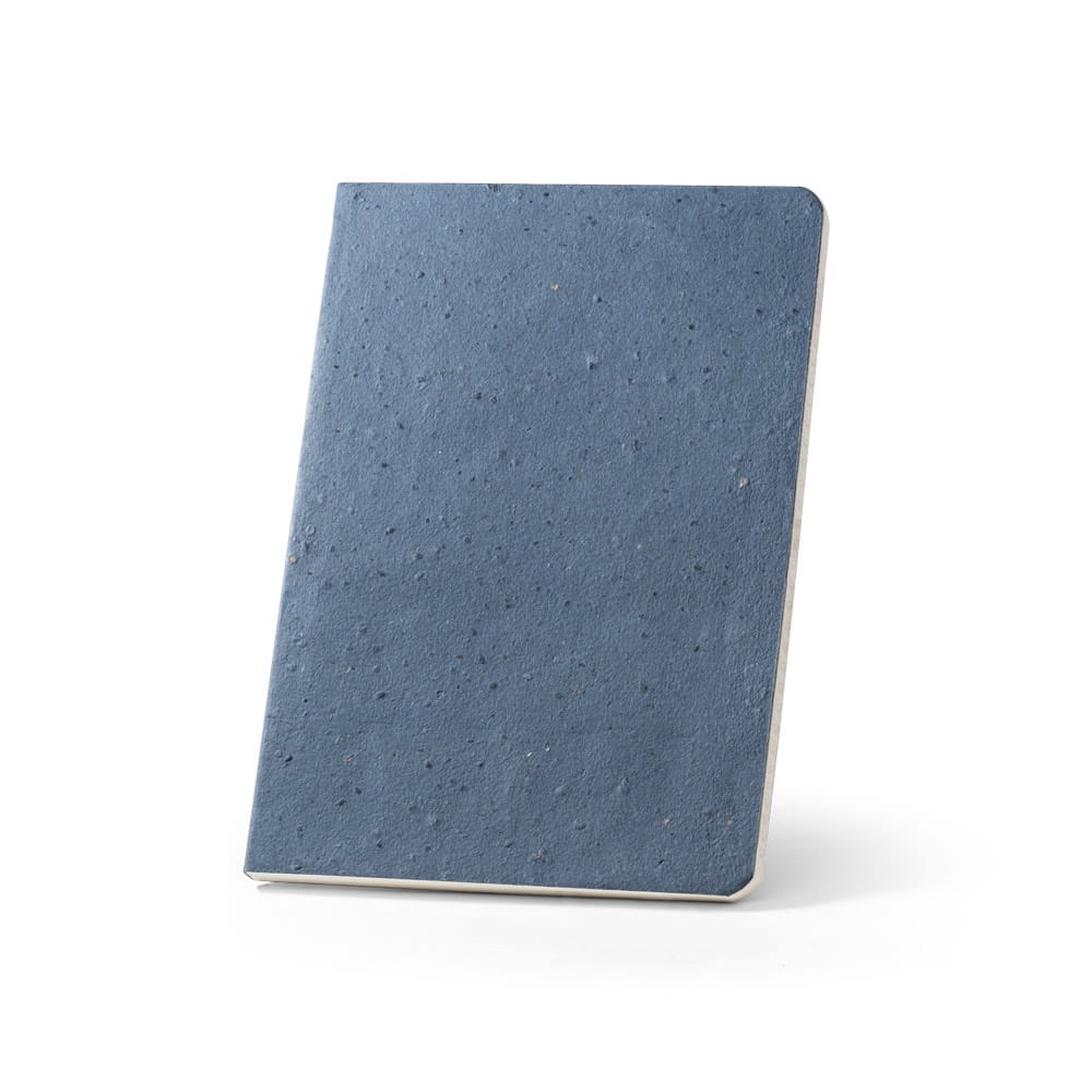 COFFEEPAD SEMI-RIGID. A5-Notizblock aus Kaffeeschalenresten Blau