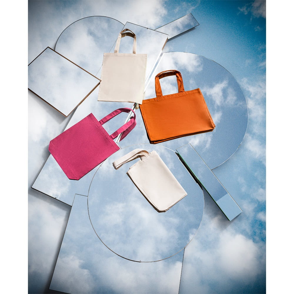 GIRONA. Tasche aus Baumwolle und recycelter Baumwolle