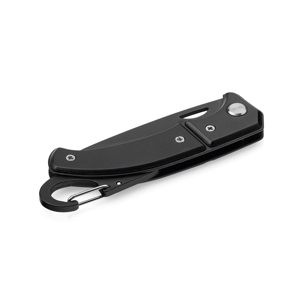 FRED. Taschenmesser aus Edelstahl und Metall Schwarz
