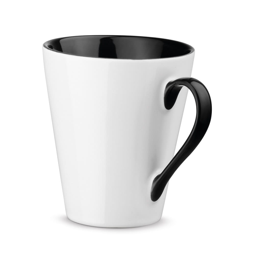 COLBY. Tasse aus Keramik 320 mL Schwarz