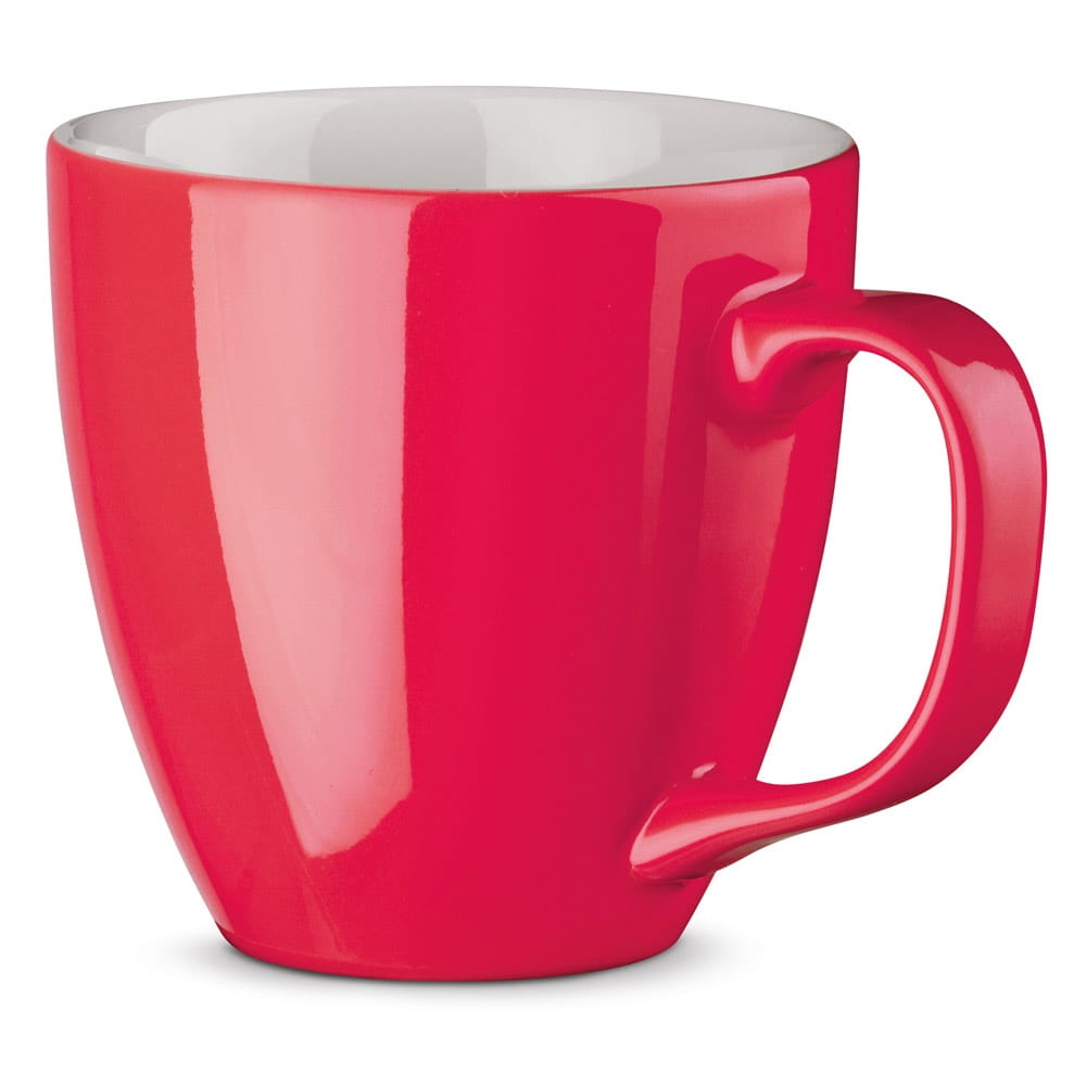 PANTHONY. Becher aus hydroglasiertem Porzellan, 450 ml Rosa