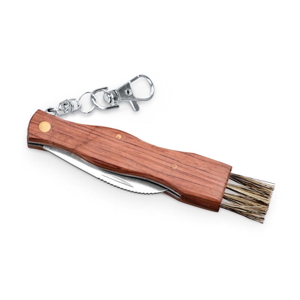 GUNTER. Taschenmesser aus Edelstahl und Holz Natur