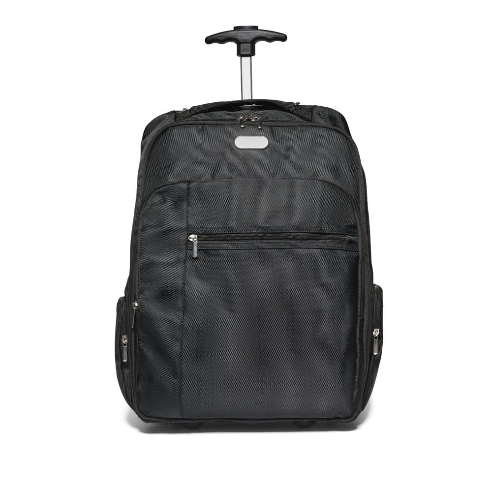 AVENIR. Laptop-Trolley-Rucksack 17'' aus 1680D und 300D Schwarz