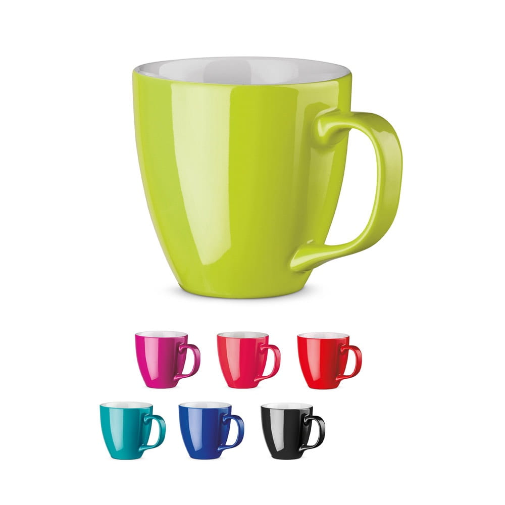 PANTHONY. Becher aus hydroglasiertem Porzellan, 450 ml
