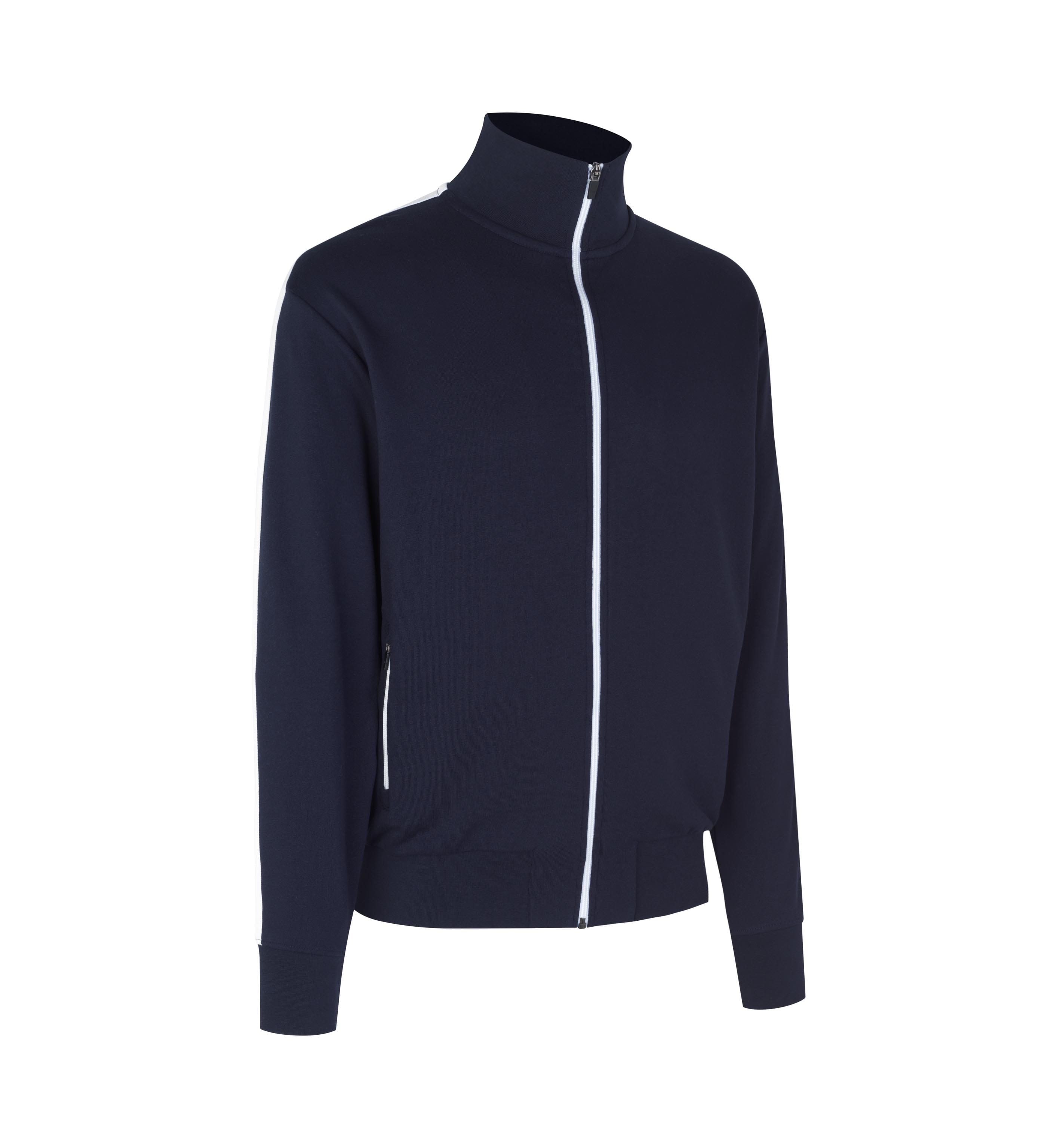 Sweat-Cardigan | Kontrast