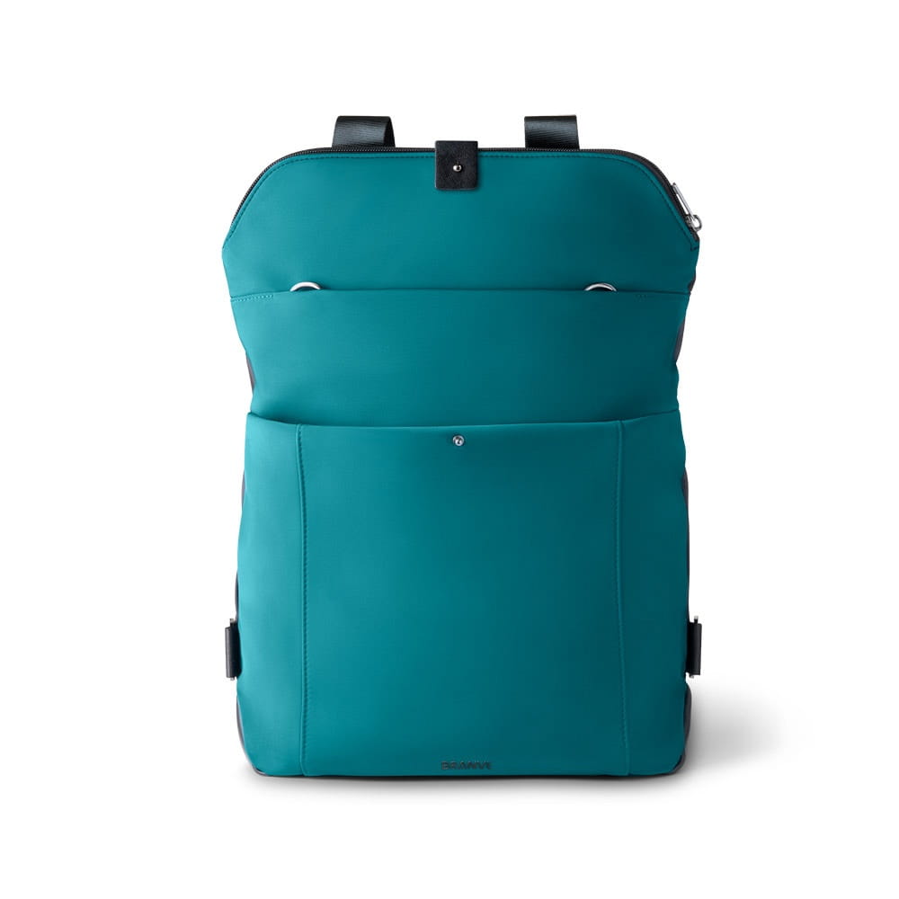 ROVER BACKPACK II. Rucksack aus Stoff und PU Petrol