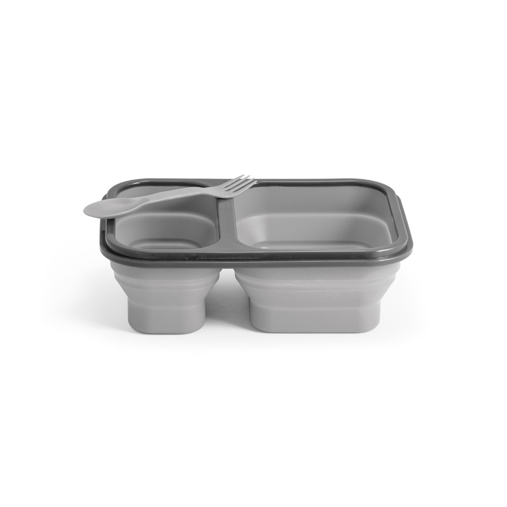 DILL. Einziehbare hermetische Box 480 und 760 mL Hellgrau