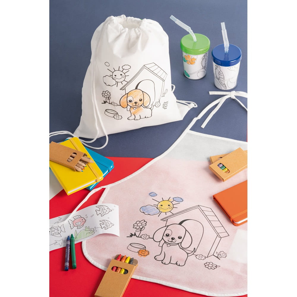 DRAWS. Kinder-Kordelbeutel zum Ausmalen
