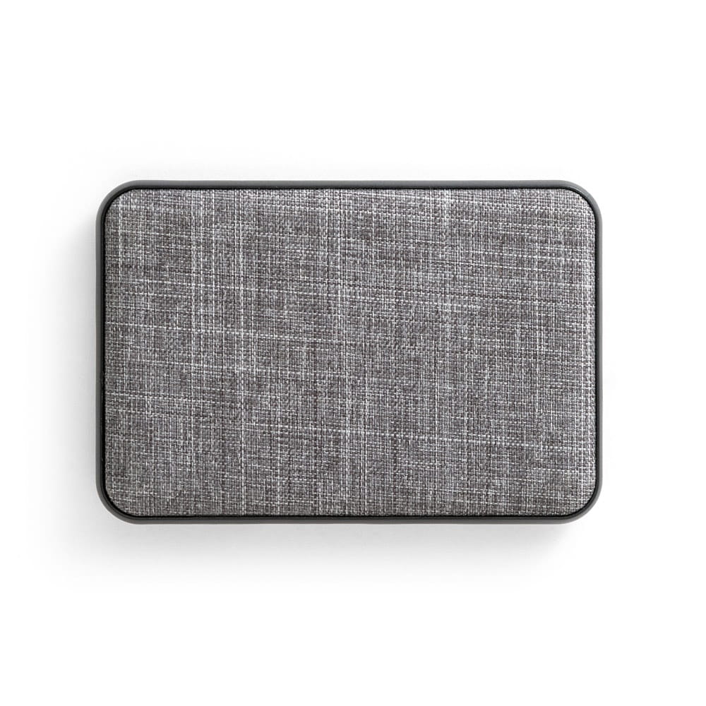 RENEWAL BATTERY. Powerbank aus 100 % rPET mit 5'000 mAh Kapazität Grau