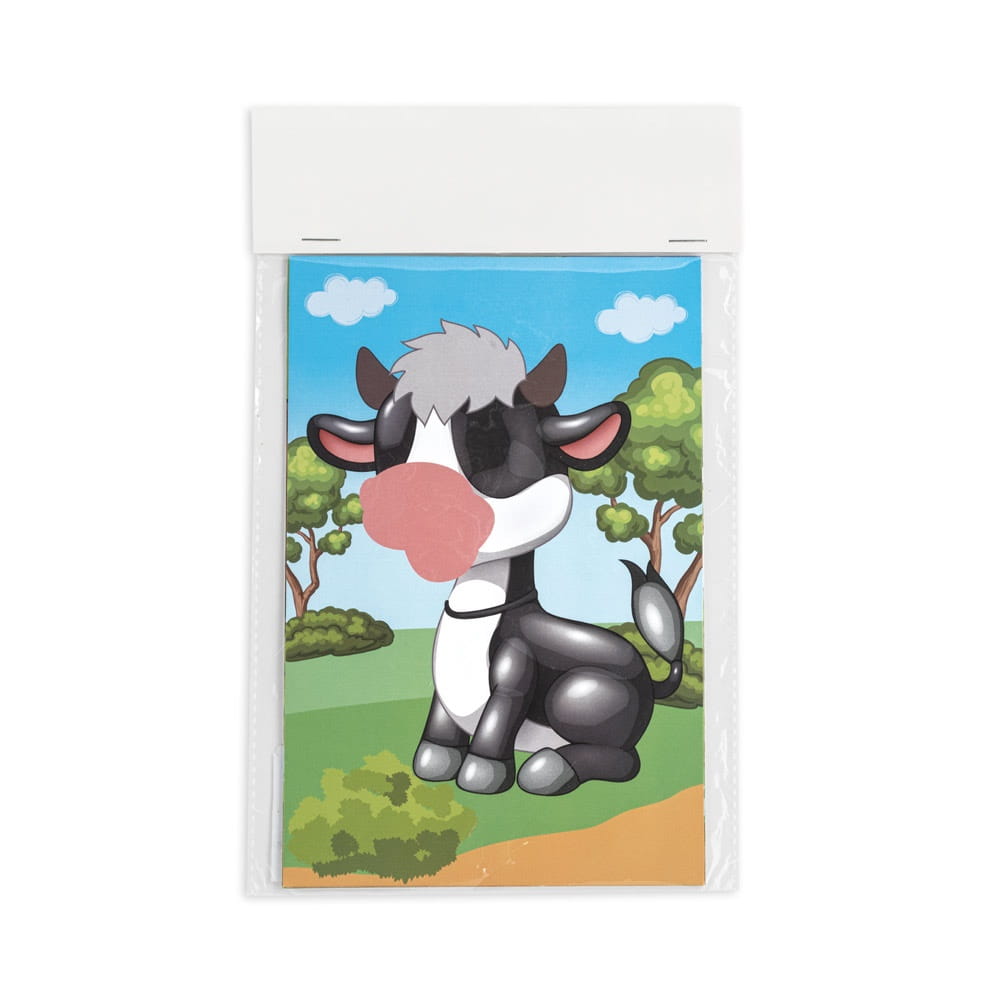 MADAGASCAR. Sticker-Set mit sechs Blättern Weiß