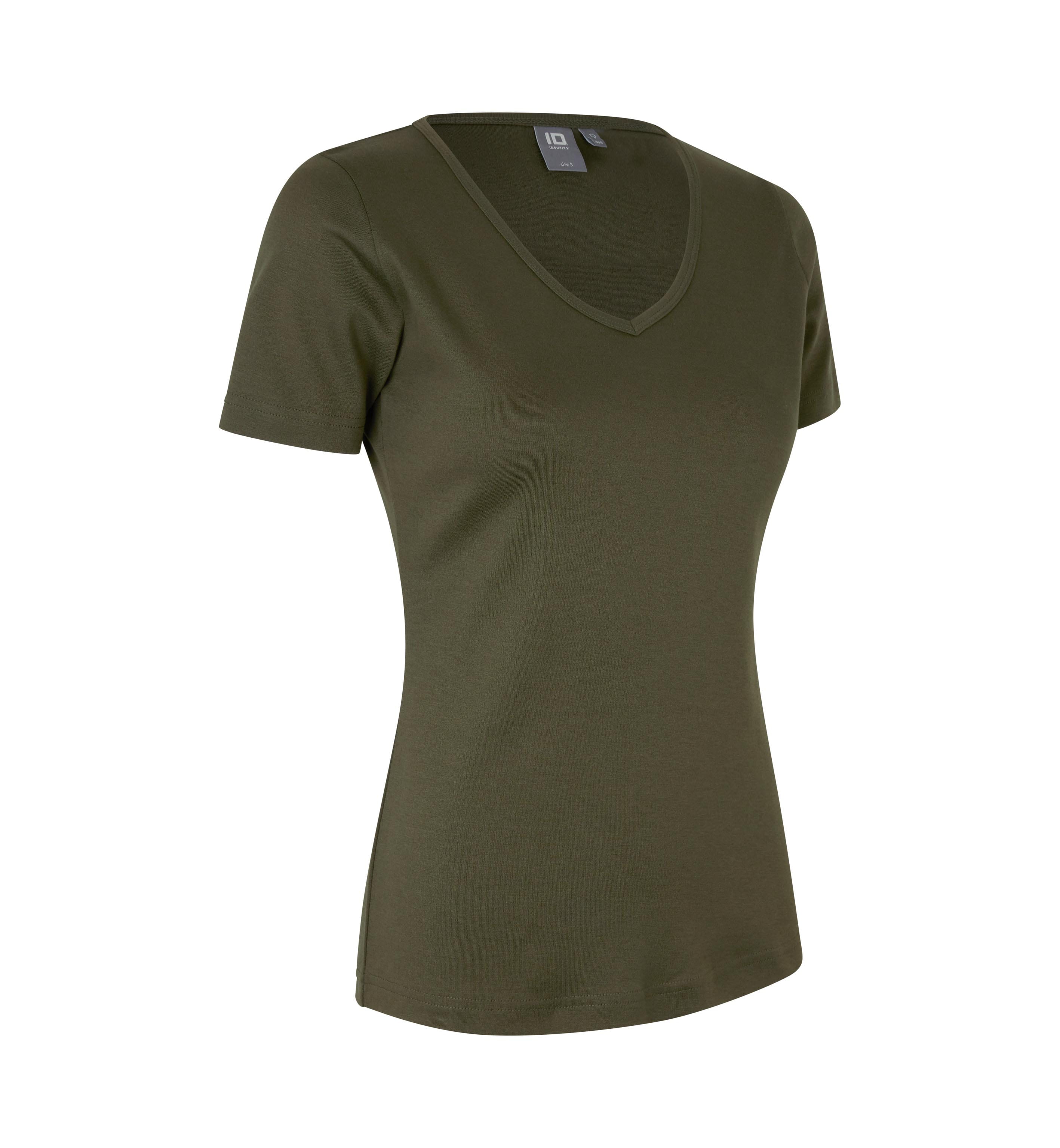Interlock T-Shirt | V-Ausschnitt | Damen