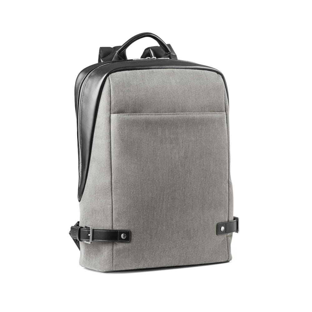 DIVERGENT BACKPACK II. Rucksack für Laptops bis zu 15.6'' aus Stoff und PU Beige