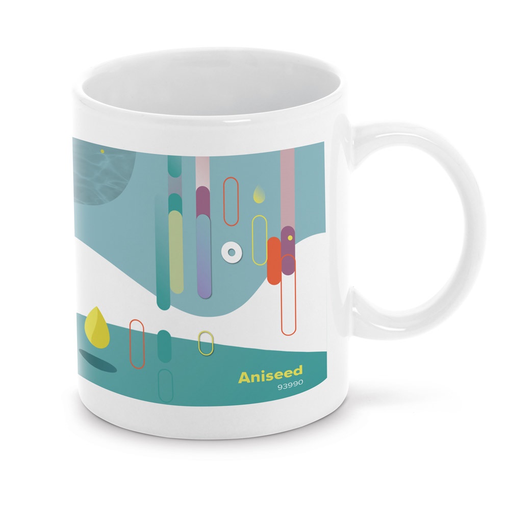 ANISEED. Tasse aus Keramik 350 mL Weiß