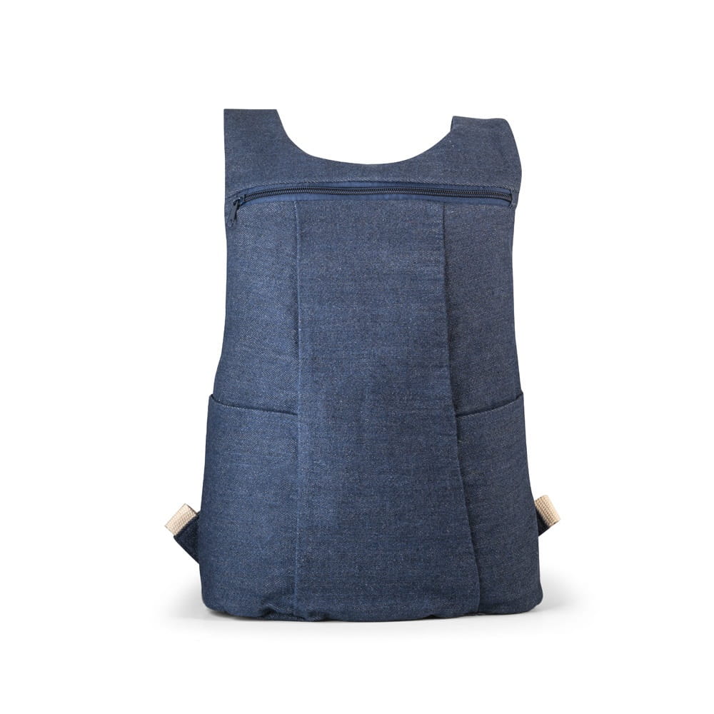 DENIM BPACK. Recycelter Denim-Rucksack Blau