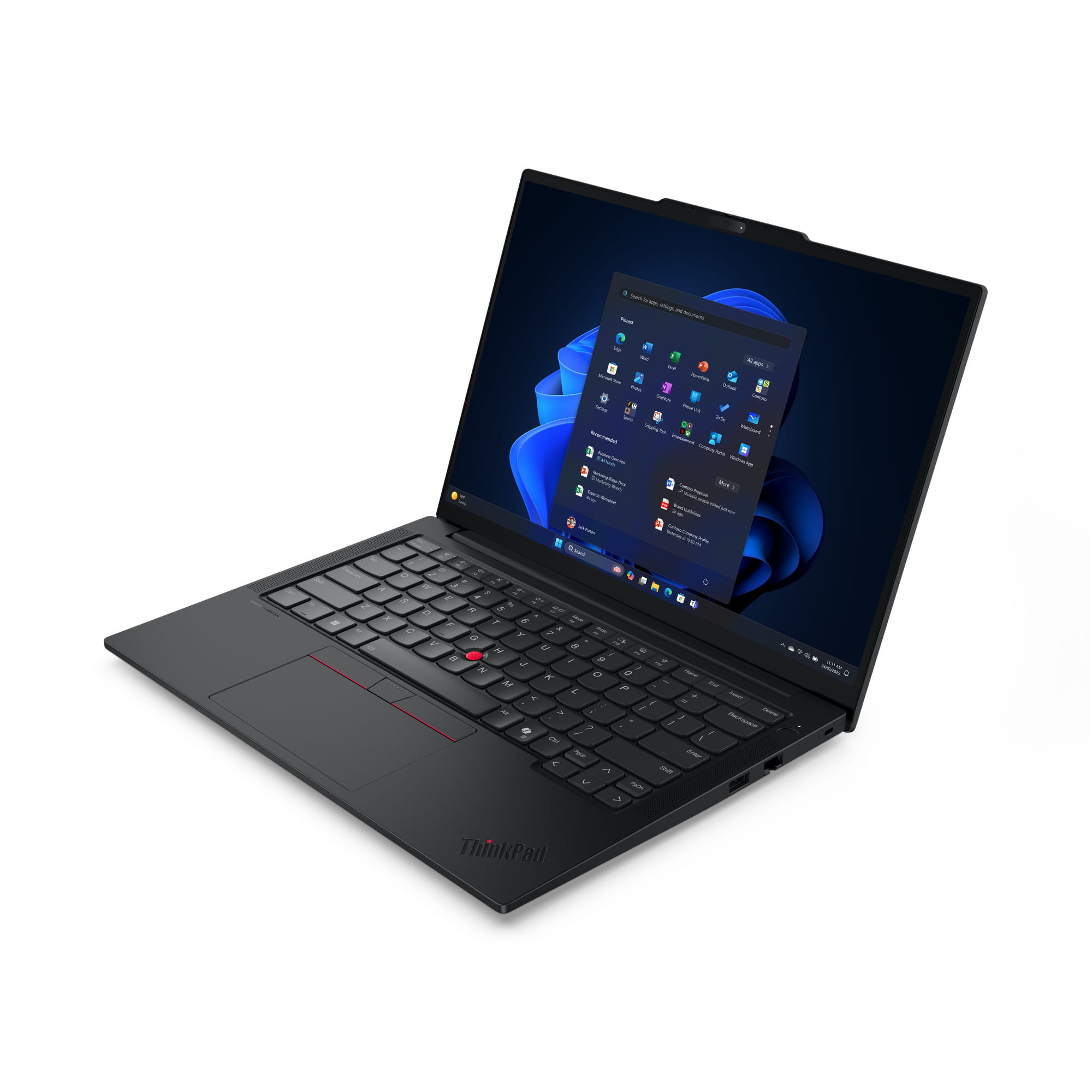 Lenovo ThinkPad E14 Gen 7 21T0 - 180°-Scharnierdesign - AMD Ryzen 5 220 / 3.2 GHz - Win 11 Pro - Radeon 740M - 16 GB RAM - 512 GB SSD TCG Opal Encryption 2, NVMe - 35.6 cm (14")