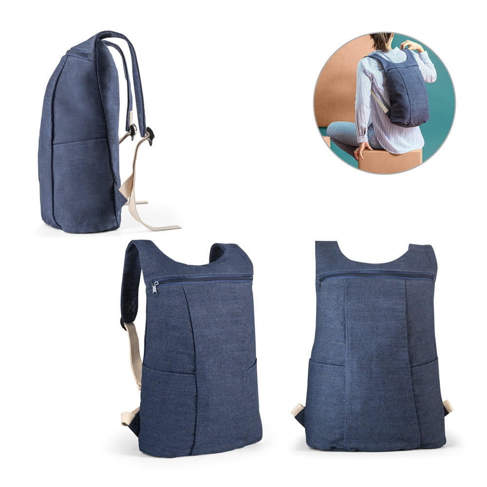 DENIM BPACK. Recycelter Denim-Rucksack