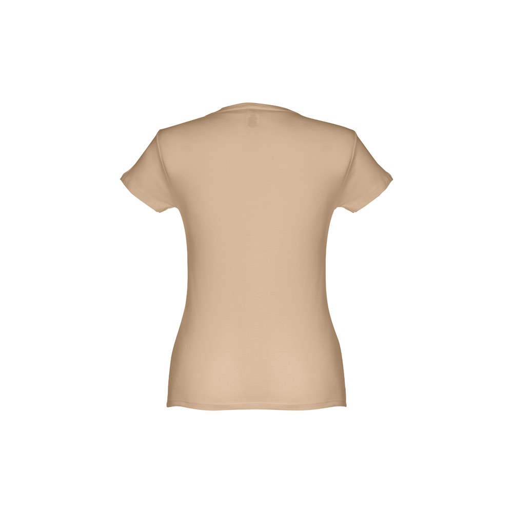 THC SOFIA. Tailliertes Damen-T-Shirt Hellbraun