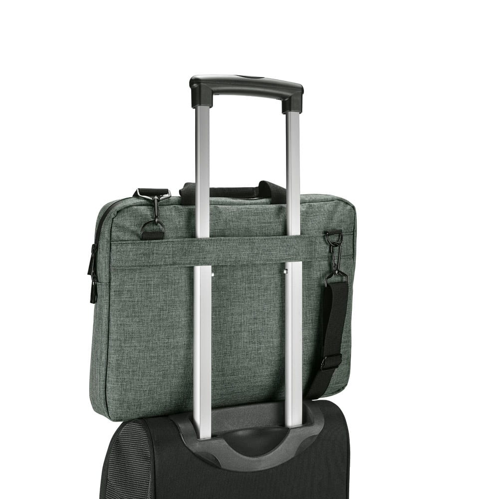 SHADES LAPTOP. Laptop-Rucksack bis zu 14" aus 600D Grau