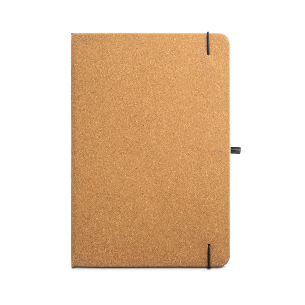 MATISSE. A5-Notizbuch aus recyceltem Leder mit linierten Blättern Hellbraun