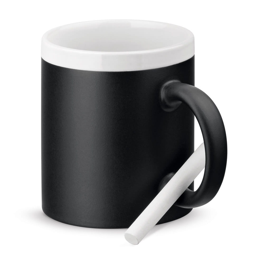 CHALKIE. Tasse aus Keramik 360 mL Weiß