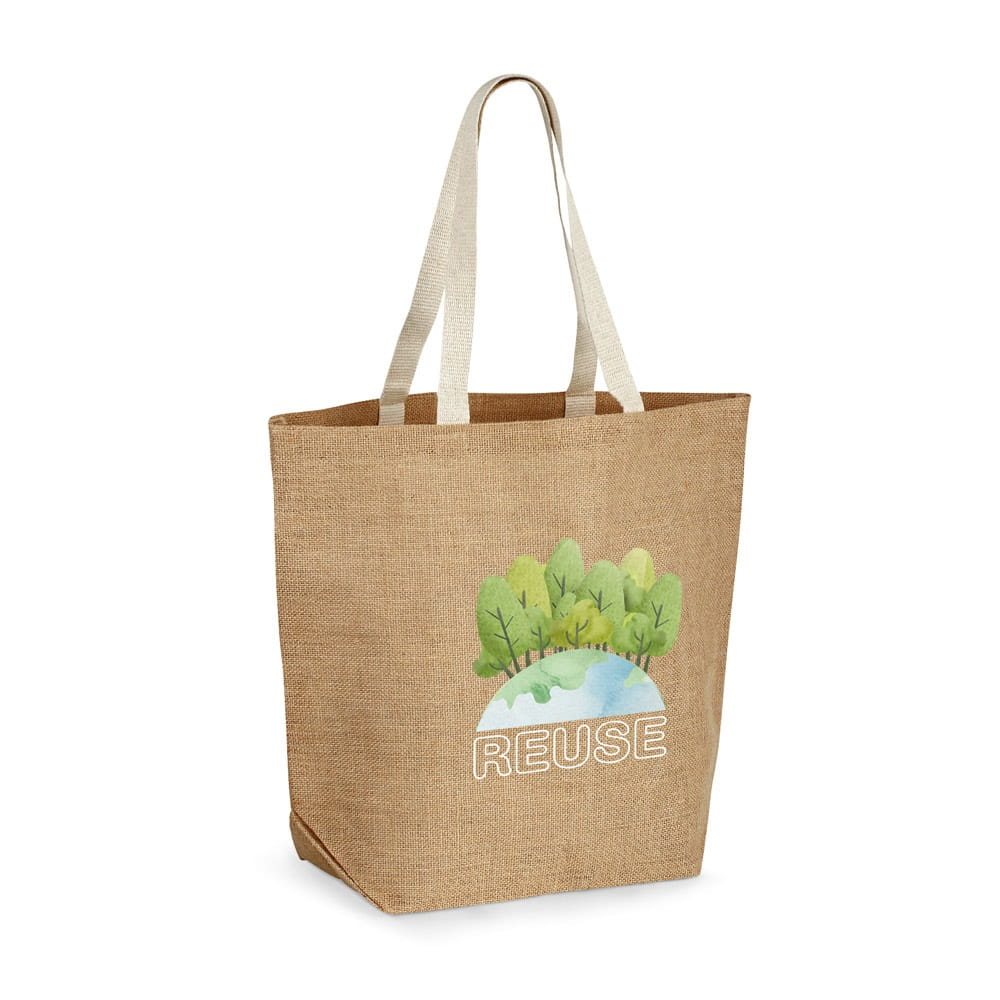TIZZY. Tragetasche aus Jute Natur