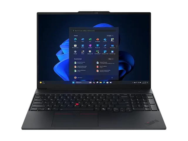 Lenovo ThinkPad E16 Gen 3 21SR - 180°-Scharnierdesign - Intel Core Ultra 7 255H - Win 11 Pro - Arc Graphics 140T - 32 GB RAM - 1 TB SSD TCG Opal Encryption 2, NVMe - 40.6 cm (16")