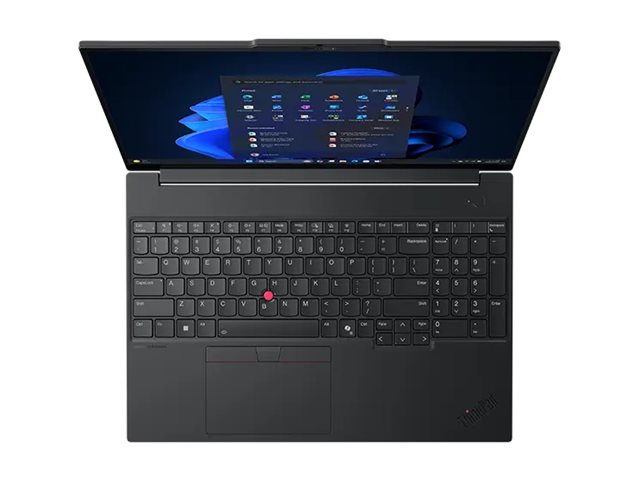 Lenovo ThinkPad E16 Gen 3 21SR - 180°-Scharnierdesign - Intel Core Ultra 7 255H - Win 11 Pro - Arc Graphics 140T - 32 GB RAM - 1 TB SSD TCG Opal Encryption 2, NVMe - 40.6 cm (16")