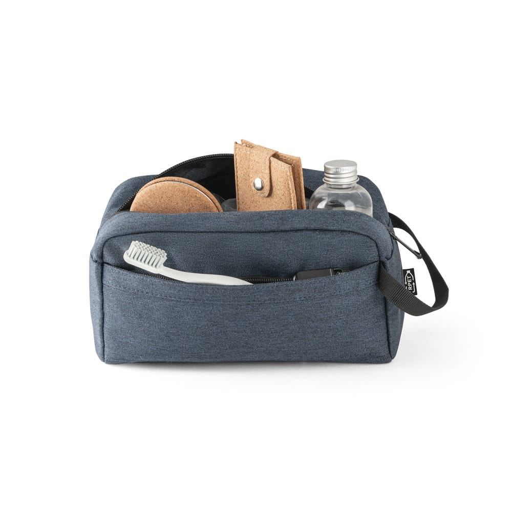 REPURPOSE BAG. Kosmetiktasche aus rPET 600D Blau