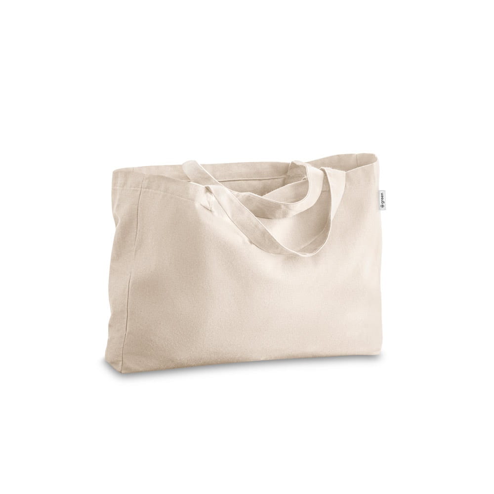 PARMA. Tasche aus Baumwolle und recycelter Baumwolle Naturhell