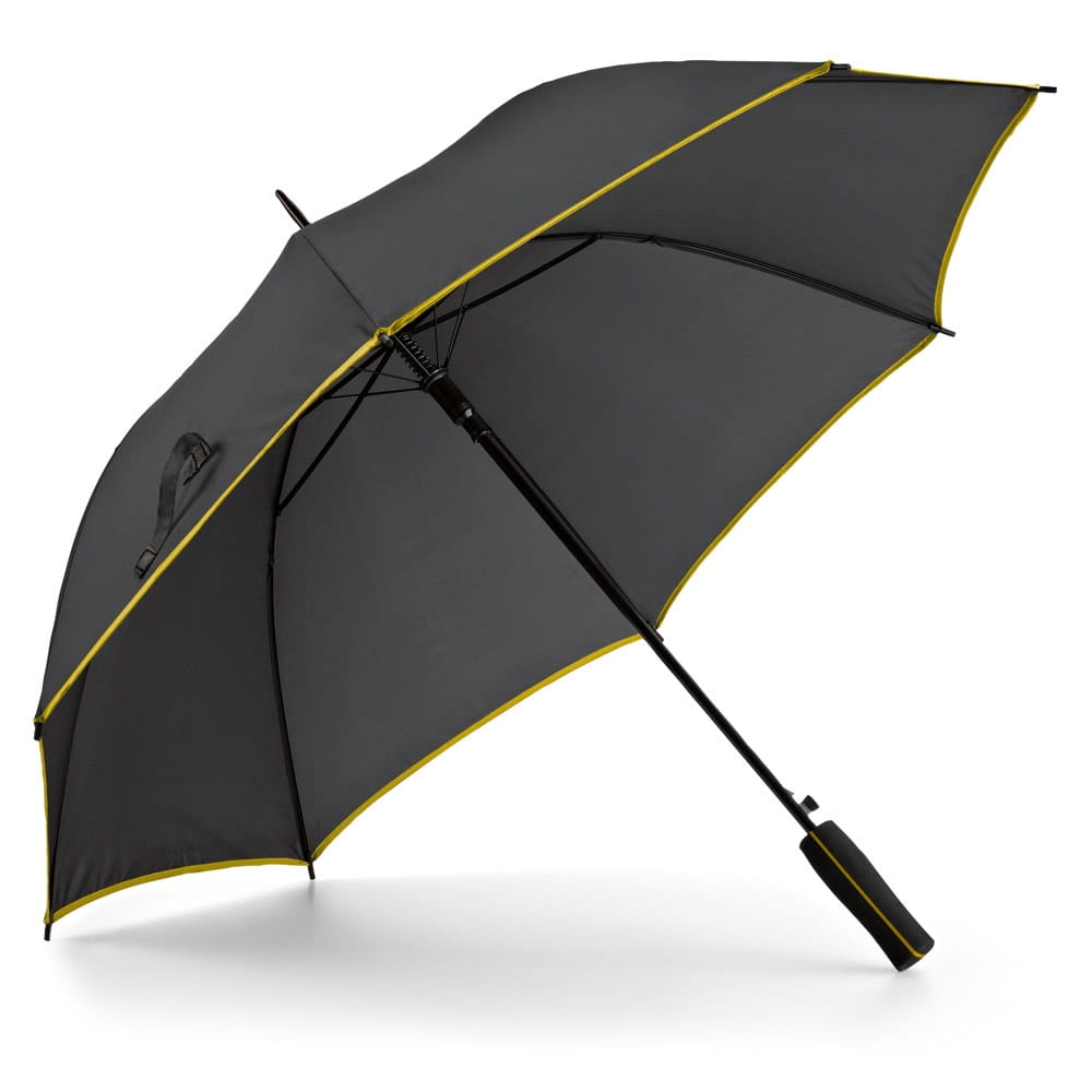 JENNA. Regenschirm aus 190T-Polyester mit EVA-Griff Gelb