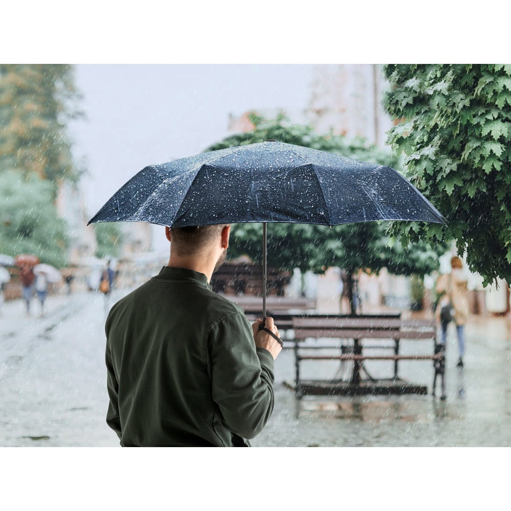 CIMONE. Faltbarer Regenschirm aus rPET mit PP-Griff