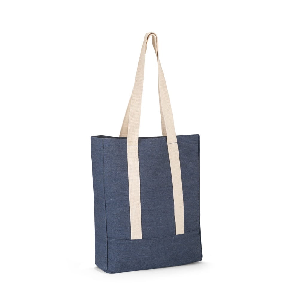 DENIM CASUAL. Recycelte Denim-Tasche Blau
