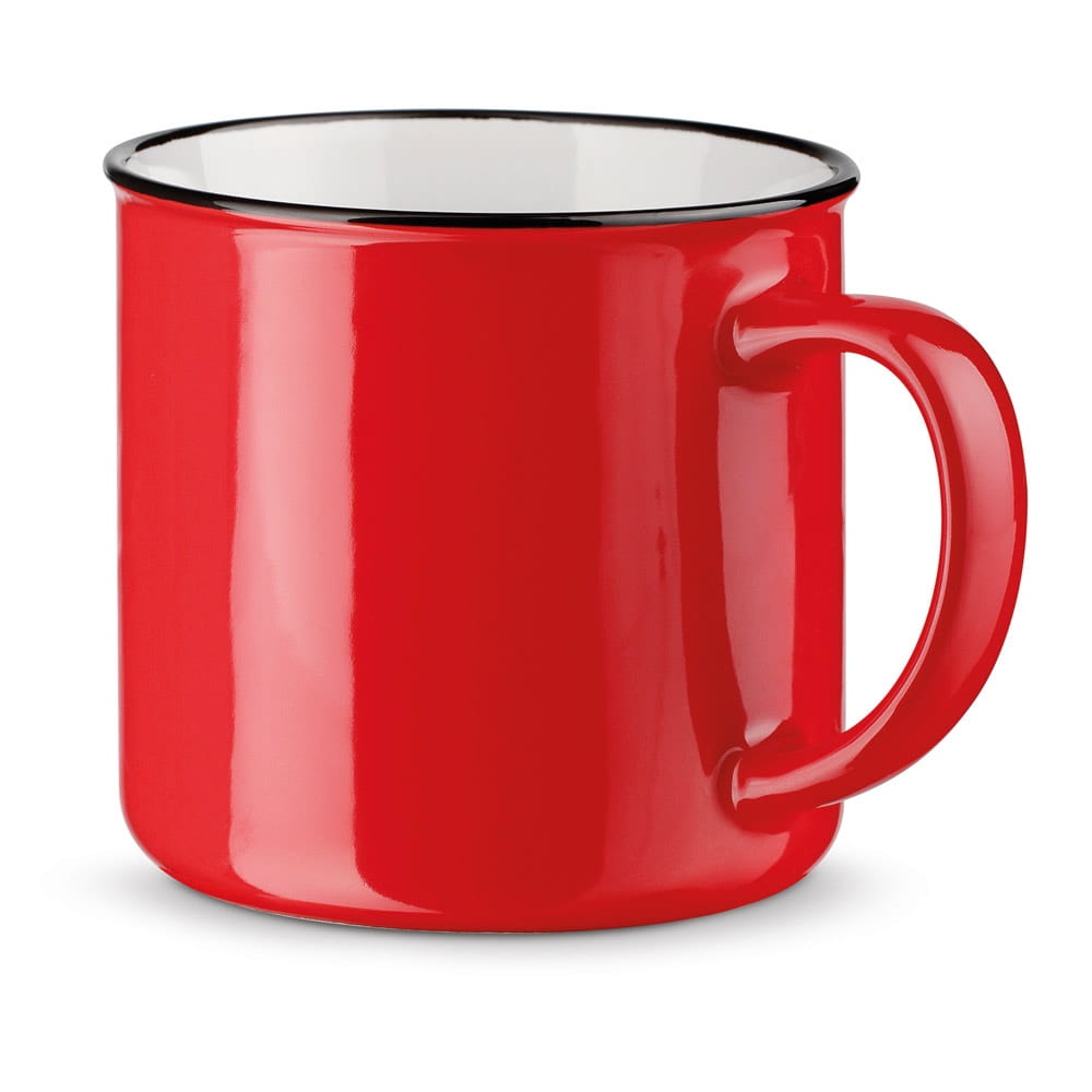 VERNON. Tasse aus Keramik 360 mL Rot