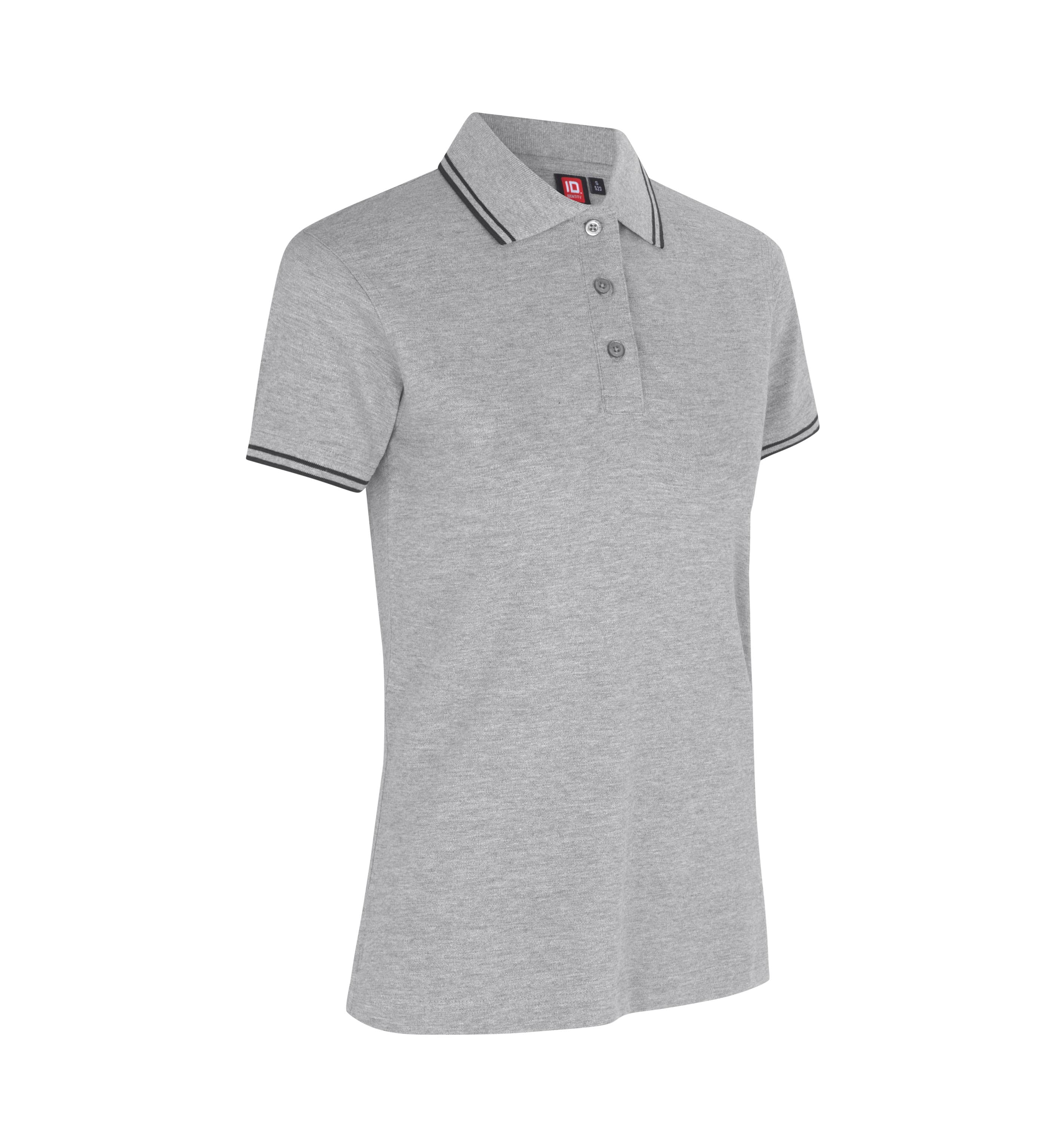 Kontrast Poloshirt | Stretch | Damen