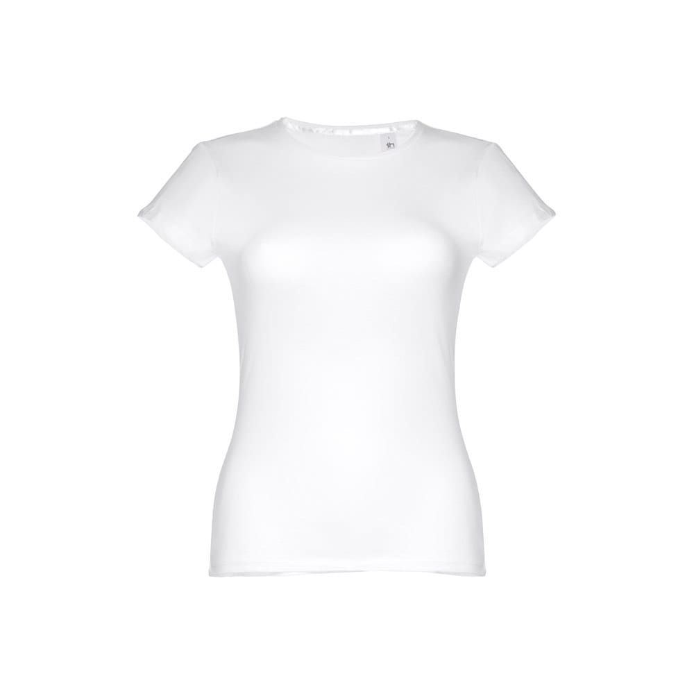 THC SOFIA WH. Tailliertes Damen-T-Shirt aus Baumwolle. Farbe Weiß