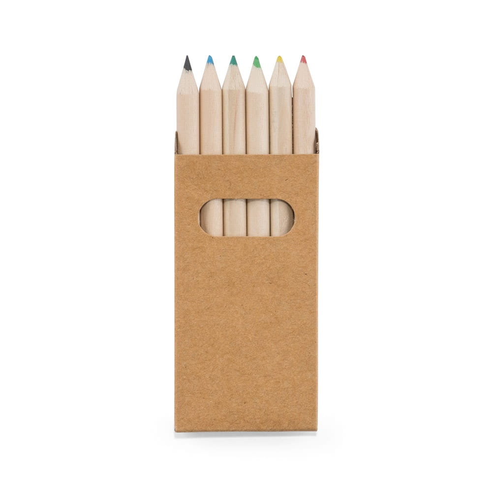 BIRD. Buntstift Schachtel mit 6 Buntstiften Natur
