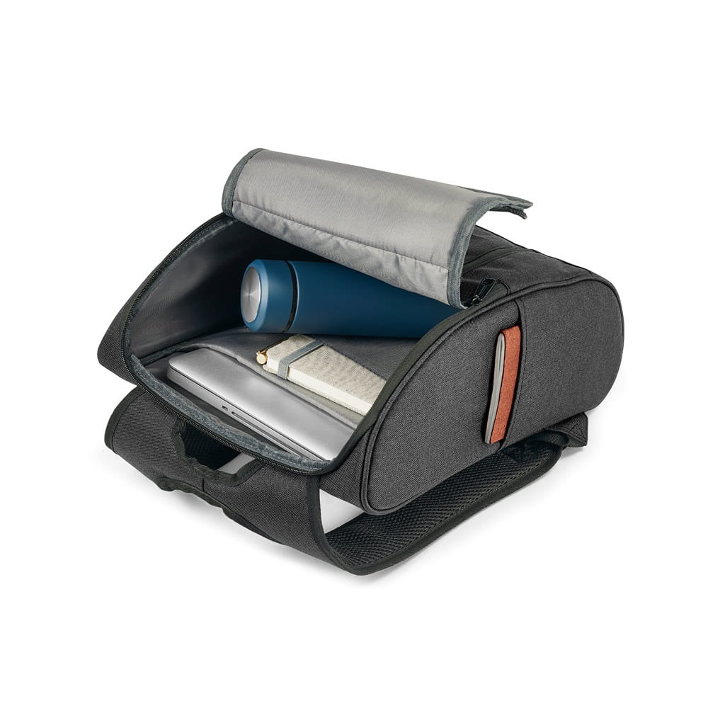 LUNAR. Laptop-Rucksack 15.6" aus 600D Dunkelgrau